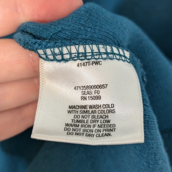 Covington Cozy Knit 1/4 Zip Ribbed Mock Neck Pullover 100% Cotton Sweater Size L - Picture 5 of 5